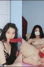 Amoy Mata Sipit Colmek Dildo Merah